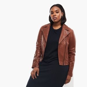 ABLE Maha Leather Jacket in Whiskey XL